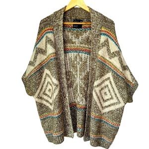 American Eagle Outfitters Cardigan Aztec Sweater, L/XL